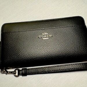 Coach Long Zip Around Wallet